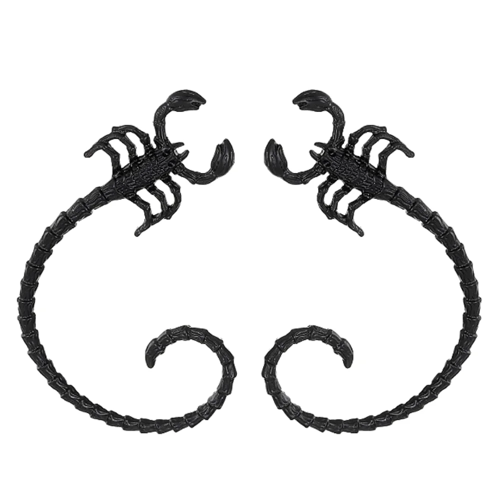 Black Scorpion Earrings